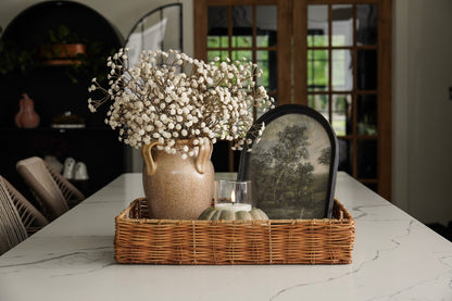 Maeve Hand-Woven Rattan Tray