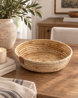 Hand-Woven Seagrass Basket