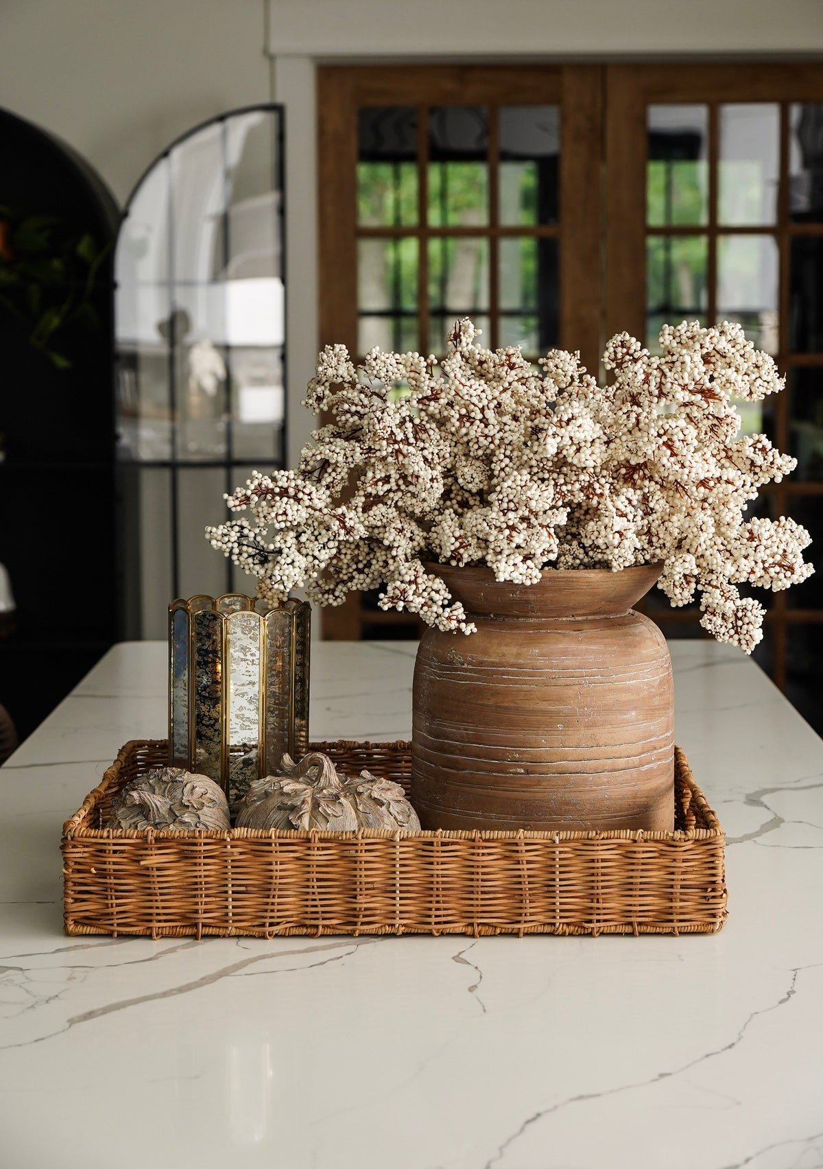 Maeve Hand-Woven Rattan Tray