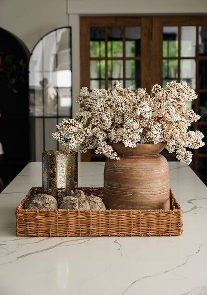 Maeve Hand-Woven Rattan Tray