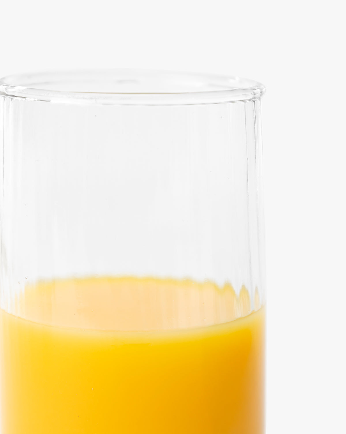 Ribbed Tall Drinking Glasses (Set of 4)